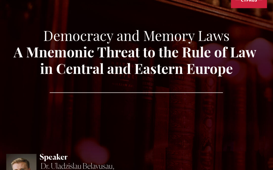 Guest Lecture: Democracy and Memory Law